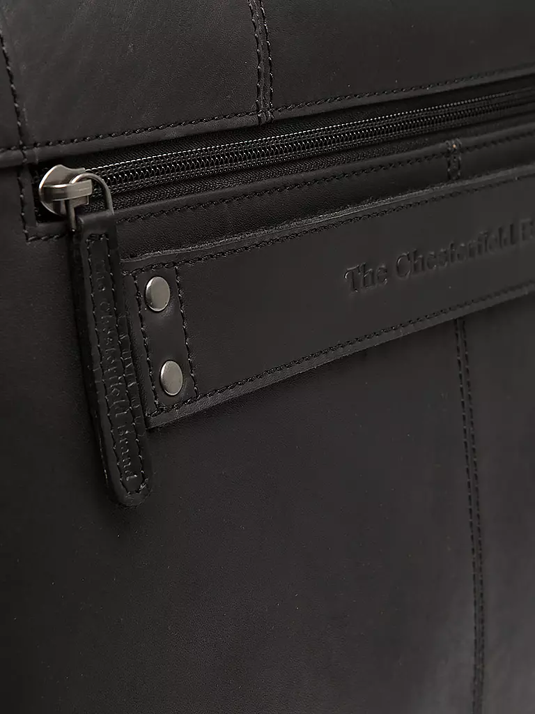 THE CHESTERFIELD BRAND | Bolso de cuero - Maletín STUTTGART 14" | Negro
