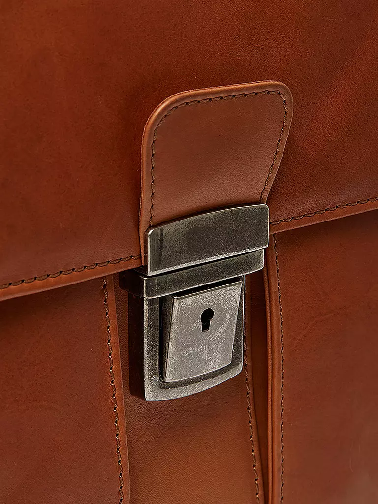 THE CHESTERFIELD BRAND | Bolso de cuero - Maletín STUTTGART 14" | Camel