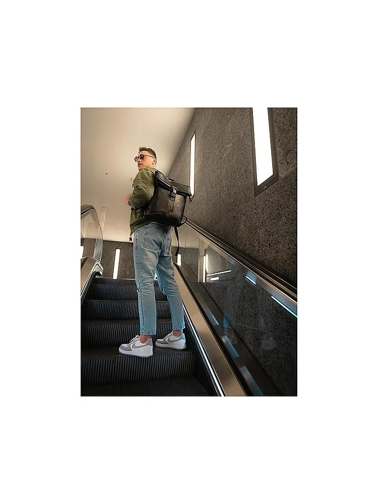 THE CHESTERFIELD BRAND | Mochila para portátil SAVONA de 15 pulgadas | Negro