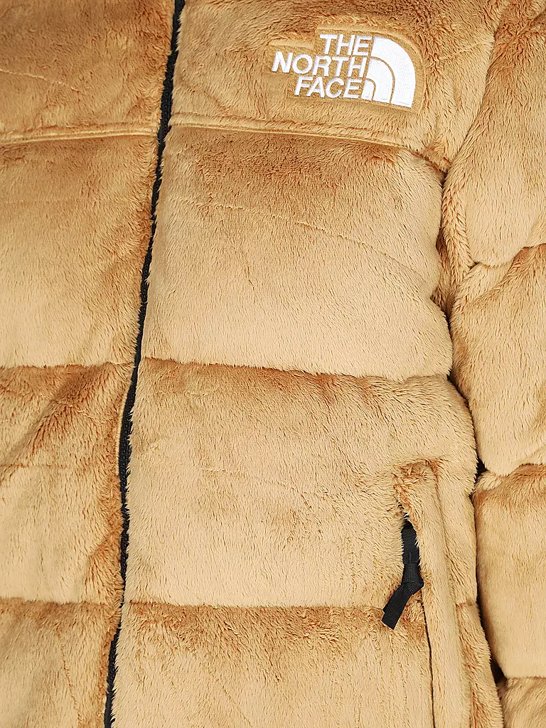 THE NORTH FACE | Daunensteppjacke in Felloptik NUPTSE | Camel