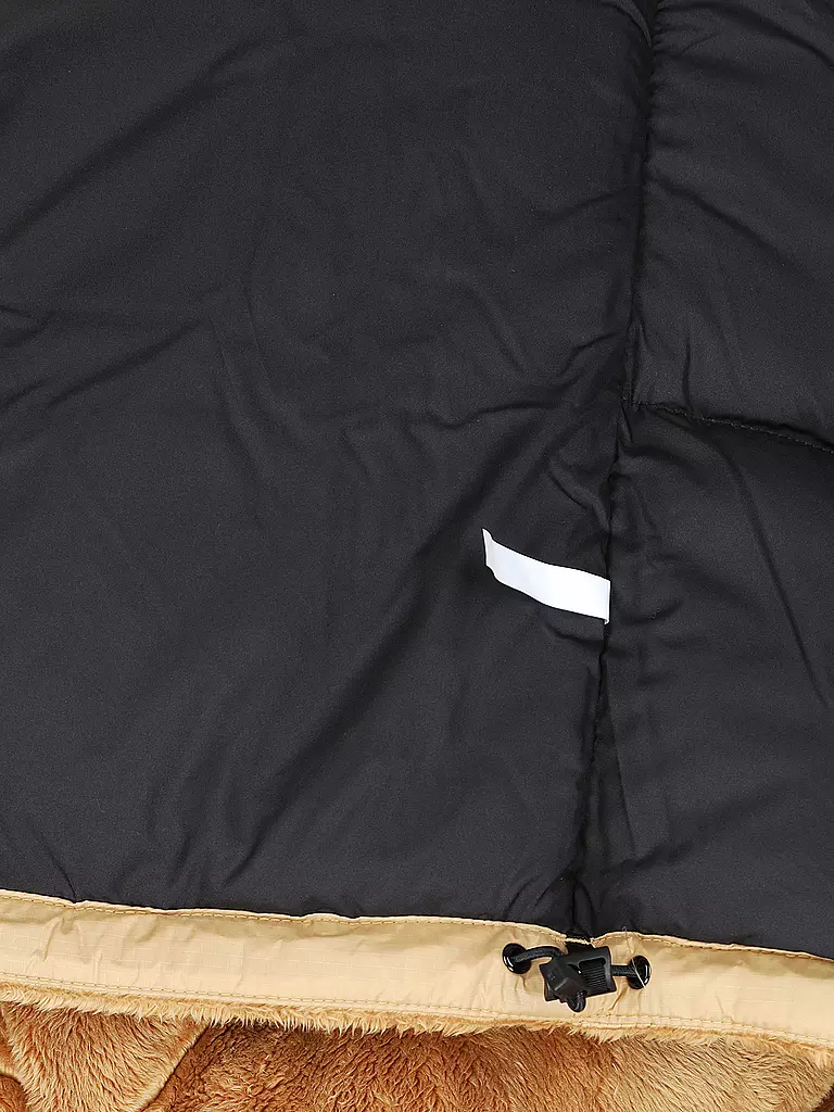 THE NORTH FACE | Daunensteppjacke in Felloptik NUPTSE | Camel