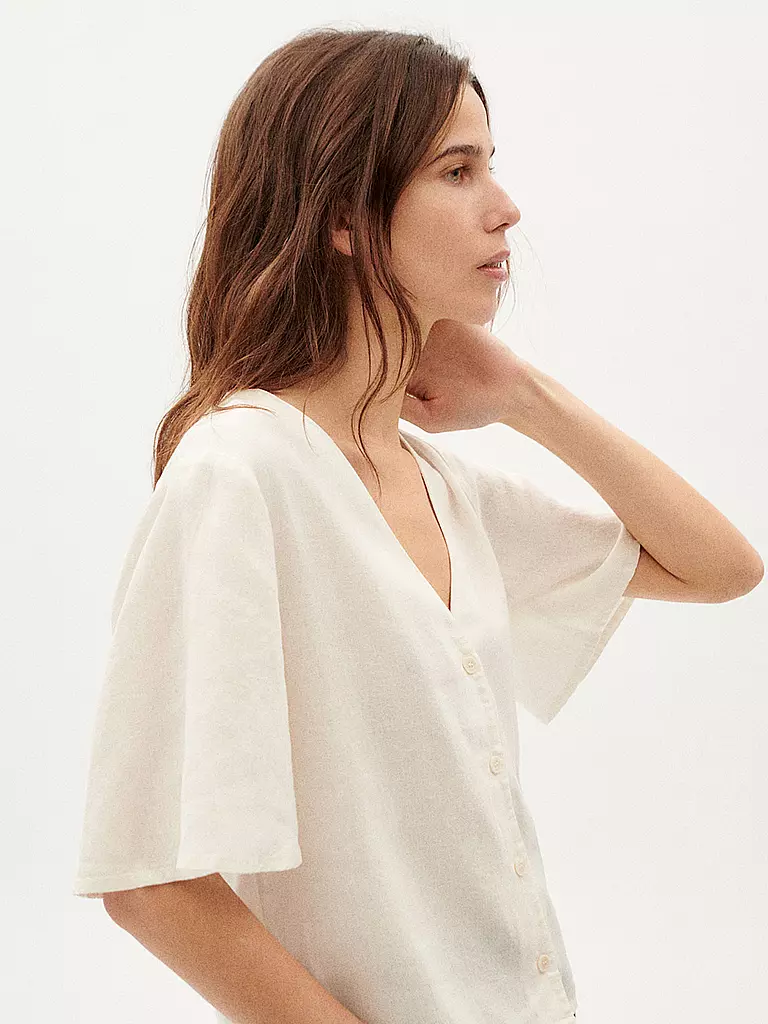 THINKING MU | Bluse LIBELULA  | Blanco