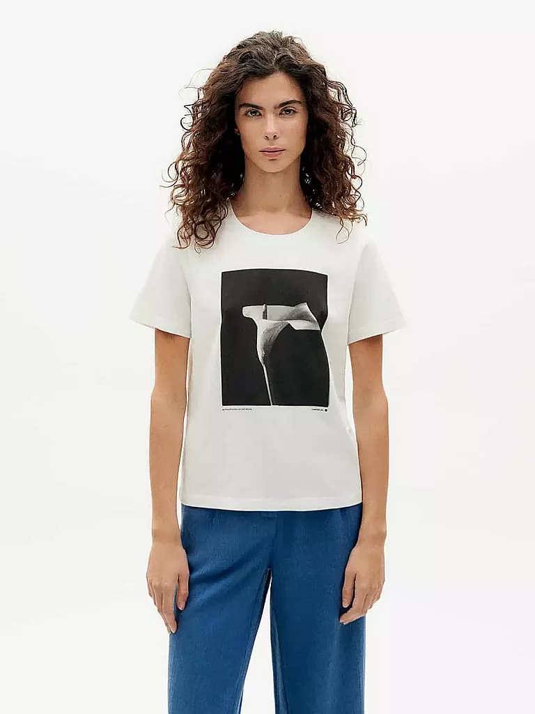 THINKING MU | T-Shirt LILY IDA | Blanco