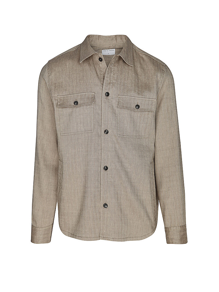 Sobrecamisa beige 50