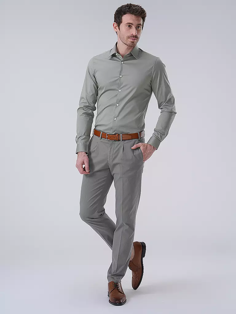 TIGER OF SWEDEN | Hemd Extra Slim | Gris claro