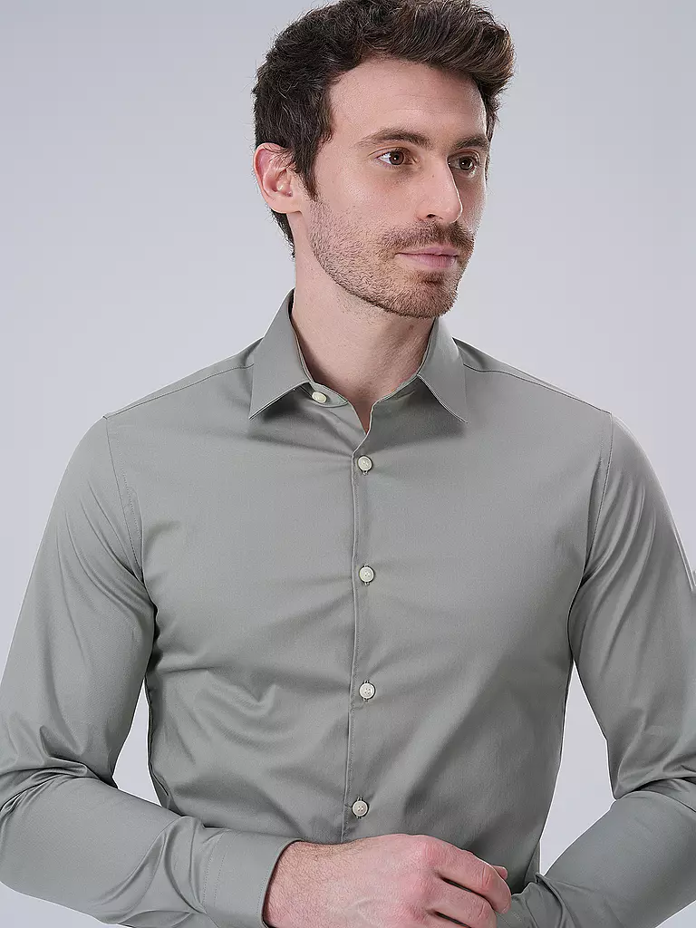 TIGER OF SWEDEN | Hemd Extra Slim | Gris claro