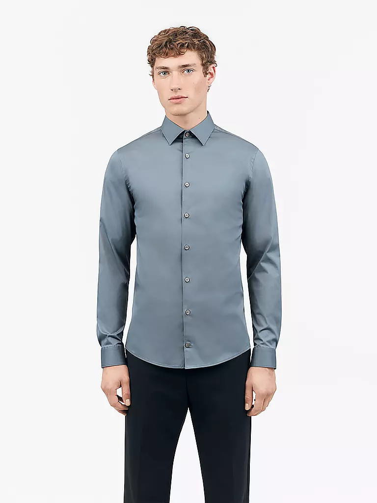 TIGER OF SWEDEN | Hemd Extra Slim | Azul claro