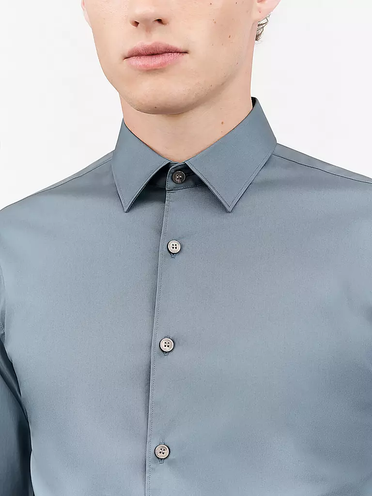 TIGER OF SWEDEN | Hemd Extra Slim | Azul claro