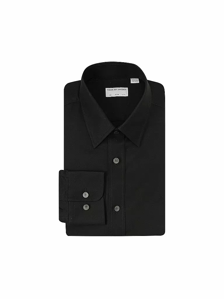 TIGER OF SWEDEN | Hemd Slim Fit ADLEY C | Negro