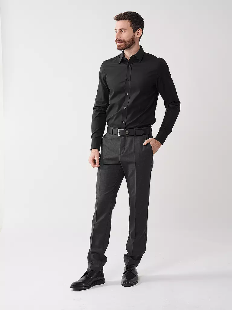 TIGER OF SWEDEN | Hemd Slim Fit ADLEY C | Negro
