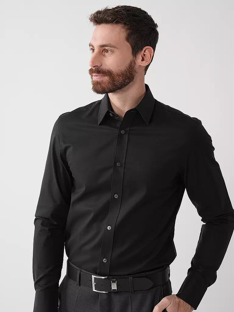 TIGER OF SWEDEN | Hemd Slim Fit ADLEY C | Negro