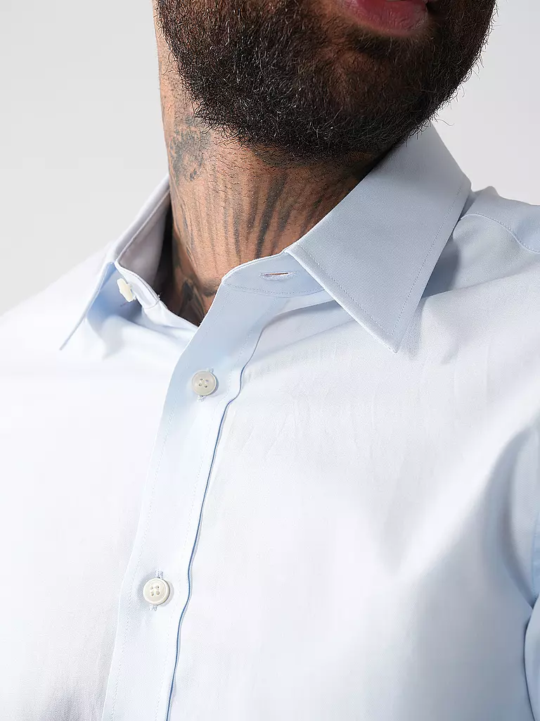 TIGER OF SWEDEN | Hemd Slim Fit ADLEY C | Azul claro