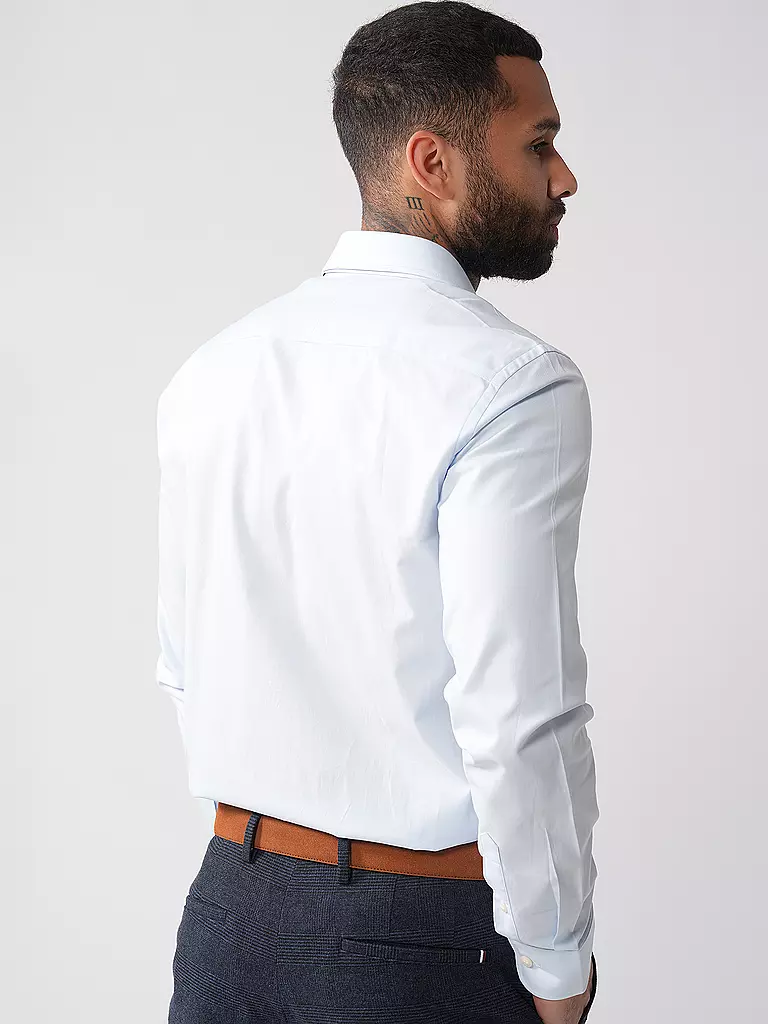 TIGER OF SWEDEN | Hemd Slim Fit ADLEY C | Azul claro