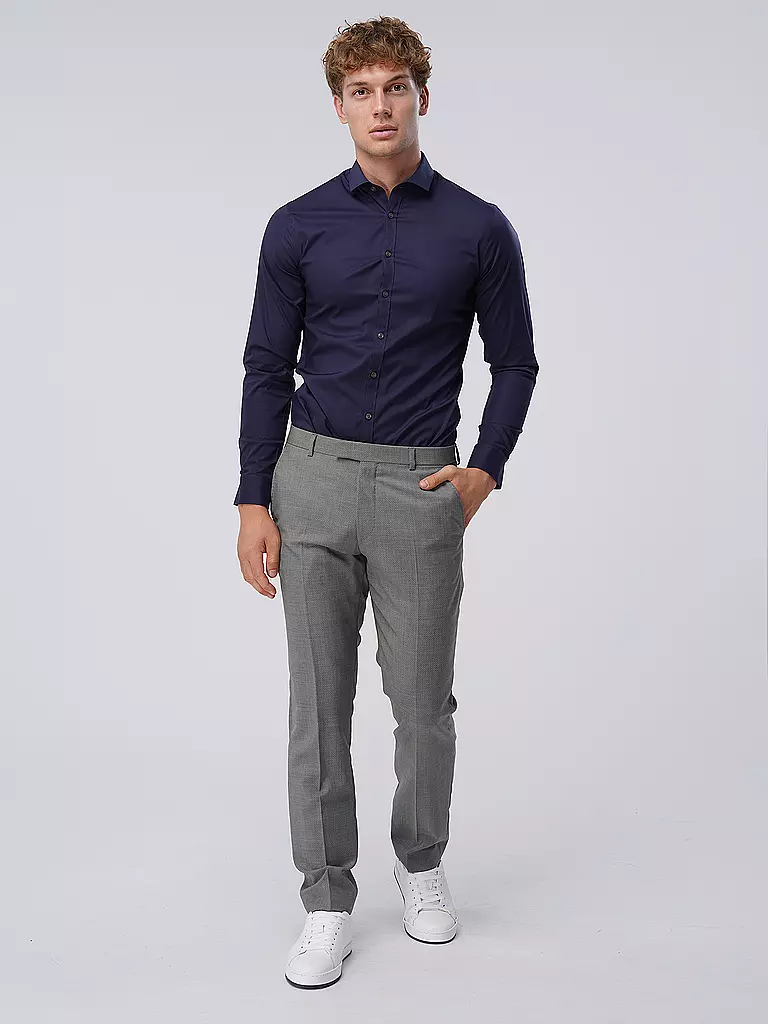 TIGER OF SWEDEN | Hemd Slim Fit FILLIAM | Azul oscuro