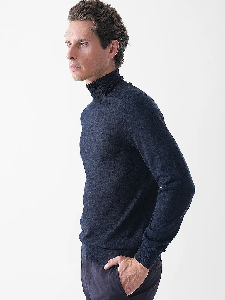 TIGER OF SWEDEN | Jersey de cuello alto | Azul oscuro