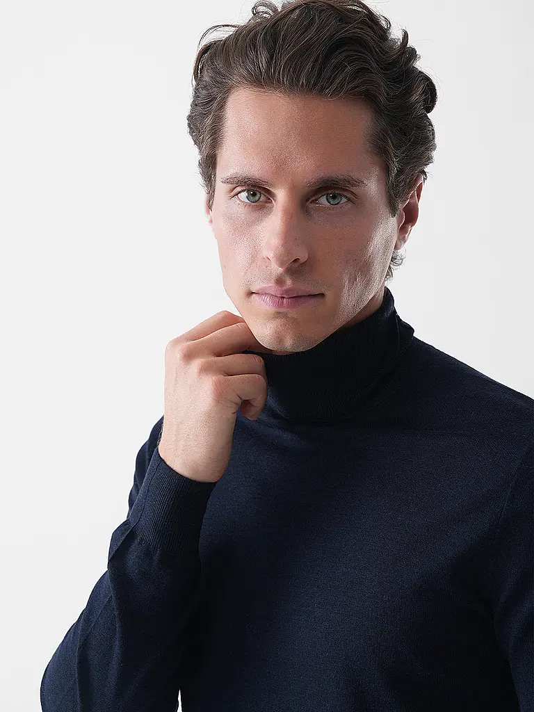 TIGER OF SWEDEN | Jersey de cuello alto | Azul oscuro