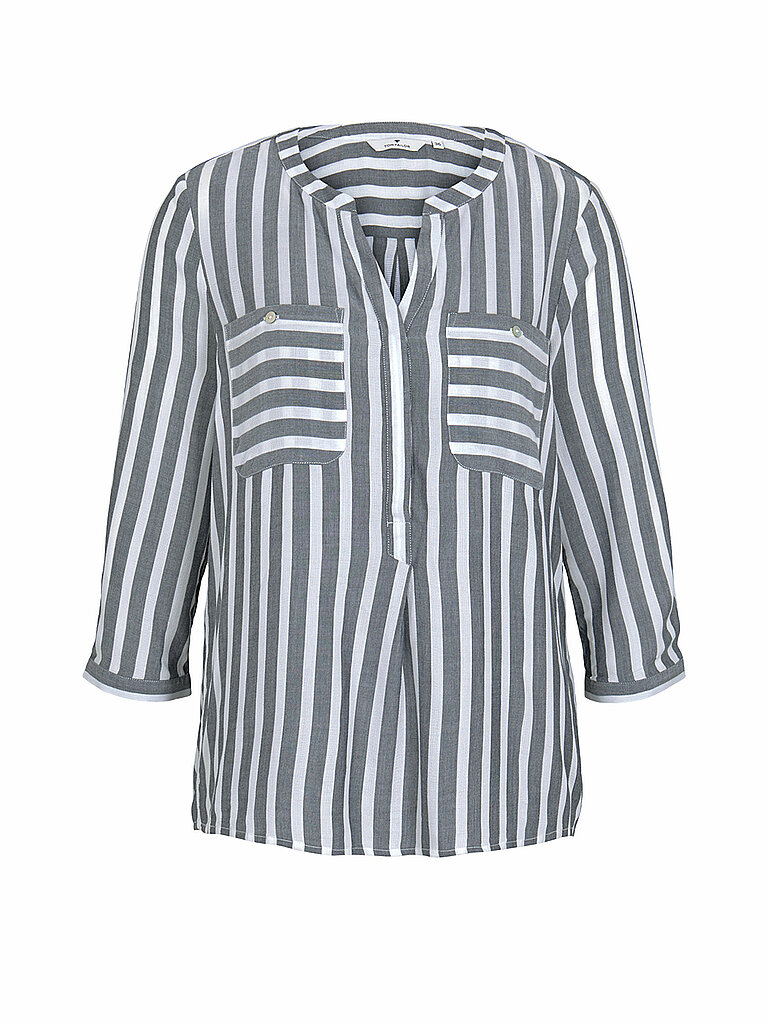 Tom Tailor Blusa gris claro 38