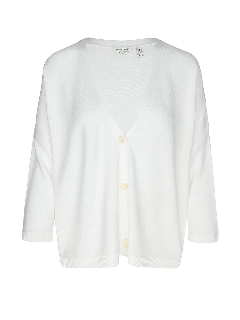 Tom Tailor Cárdigan blanco XXL