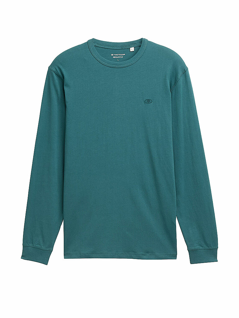 Camiseta de manga larga verde XXL