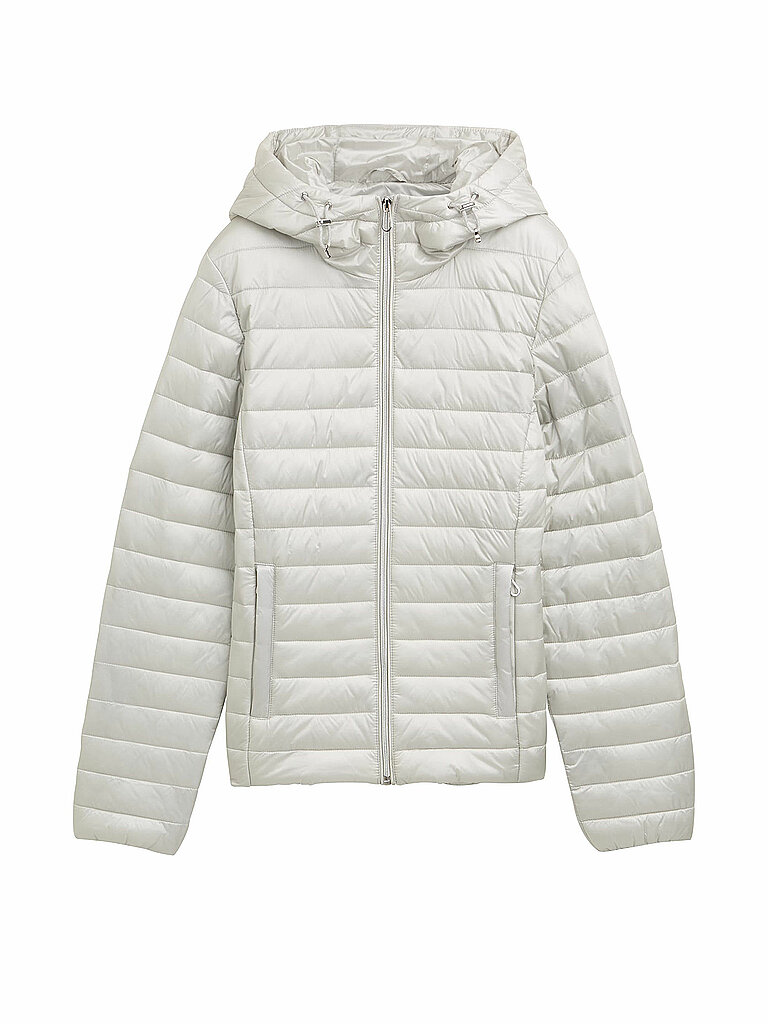 Chaqueta acolchada ligera gris claro M