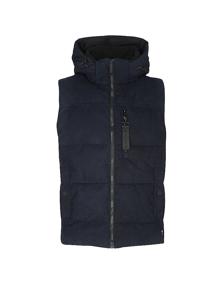 Chaleco acolchado azul S