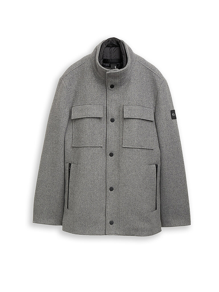 Tom Tailor Abrigo 2 en 1 gris claro