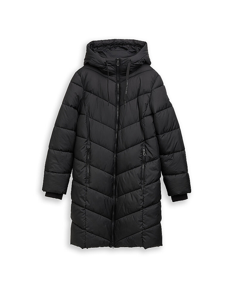 Abrigo acolchado negro XS