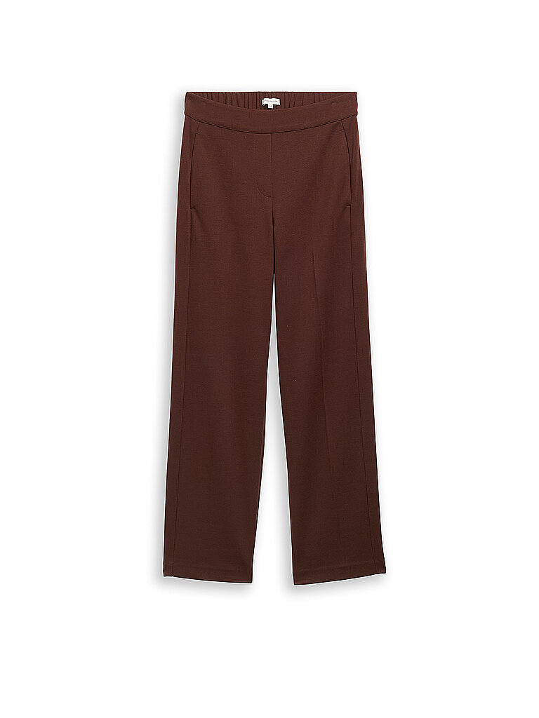 Nombre del producto: Pantalones de vestir corte recto marrón 40/L32