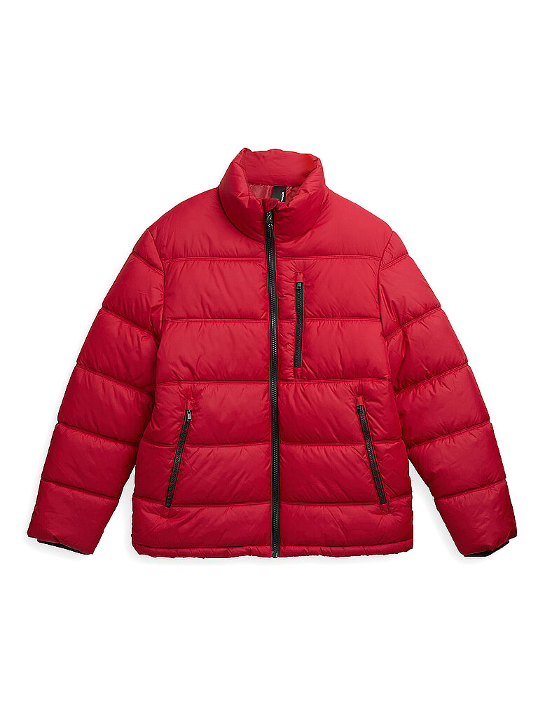 Chaqueta acolchada rojo L