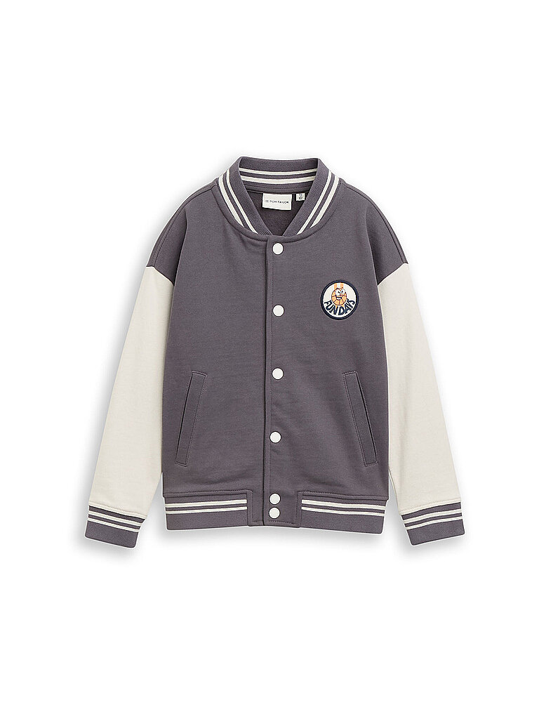 Tom Tailor Sudadera con cremallera para niño gris