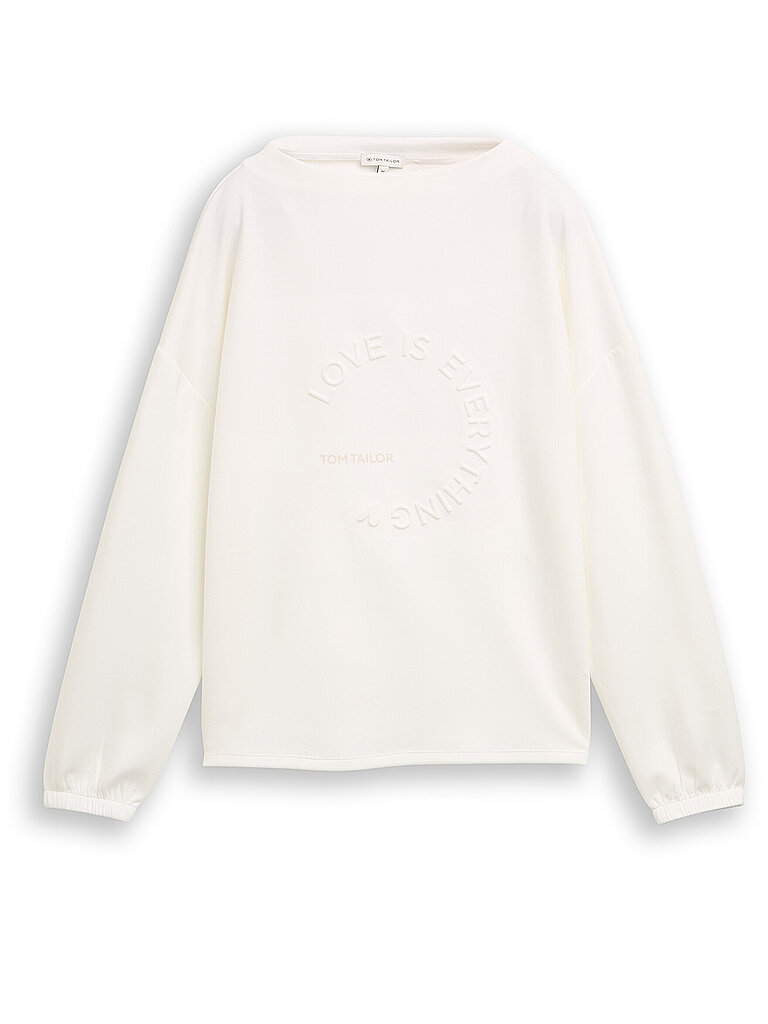 Camiseta de manga larga blanco S