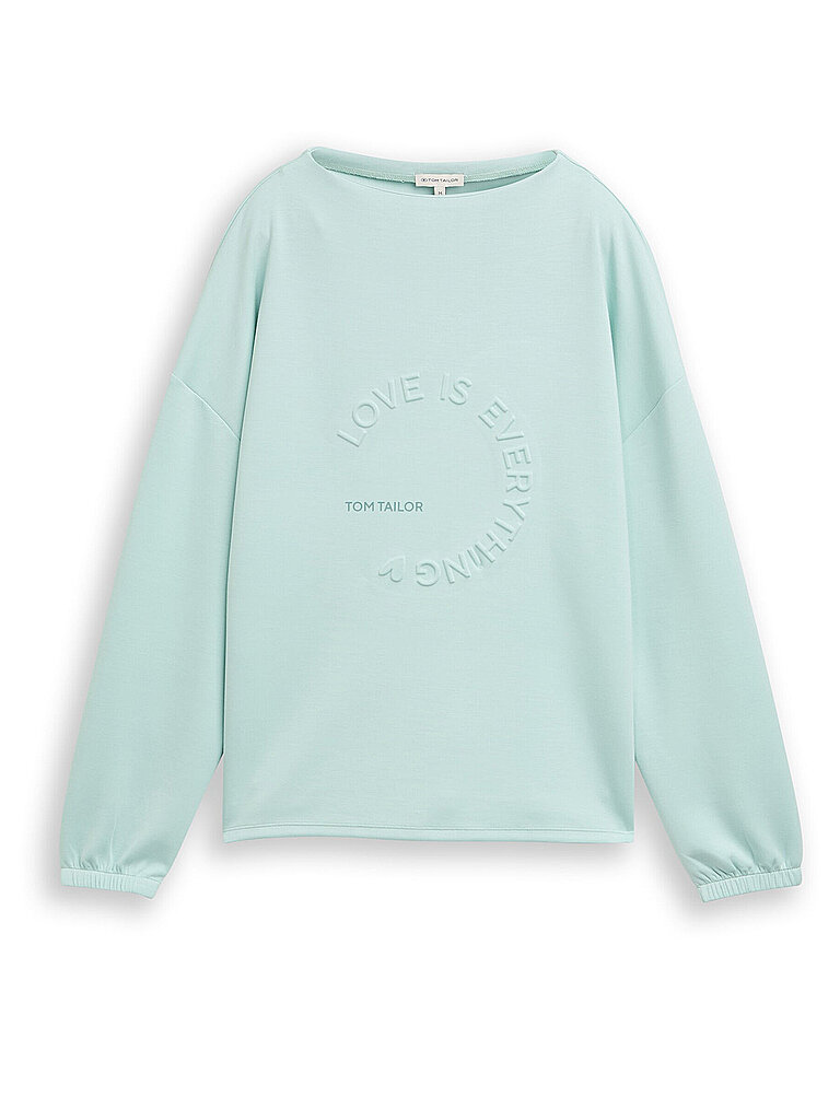 Camiseta de manga larga azul claro XS