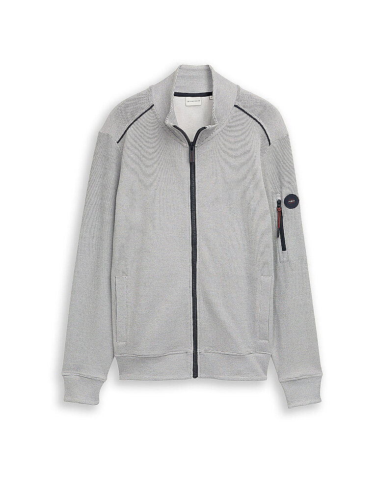 Tom Tailor Sudadera con cremallera blanco
