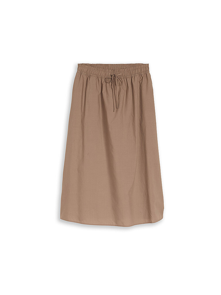 Falda midi marrón claro 44