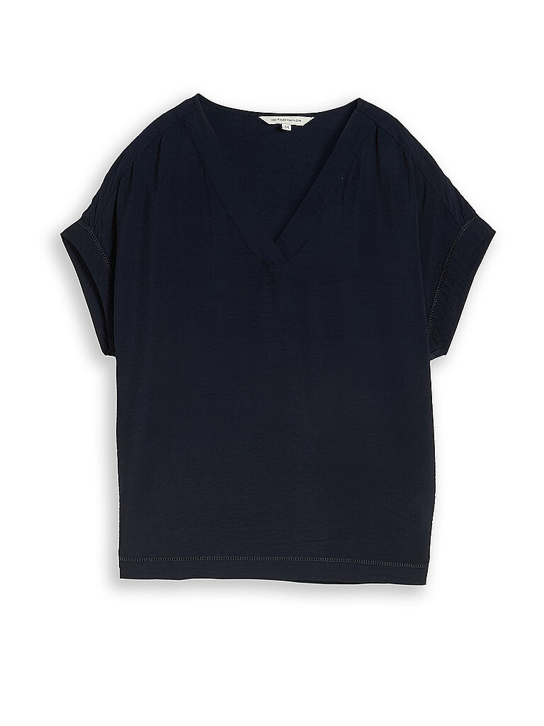 Tom Tailor Blusa azul oscuro 40