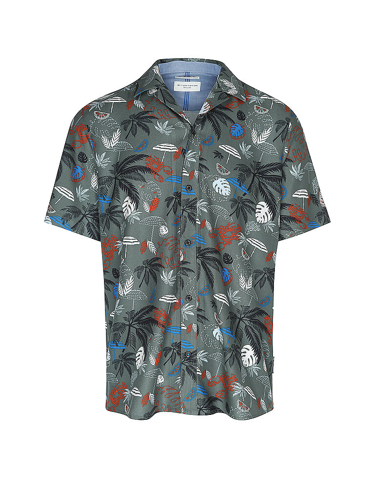 Camisa Regular Fit verde oscuro M