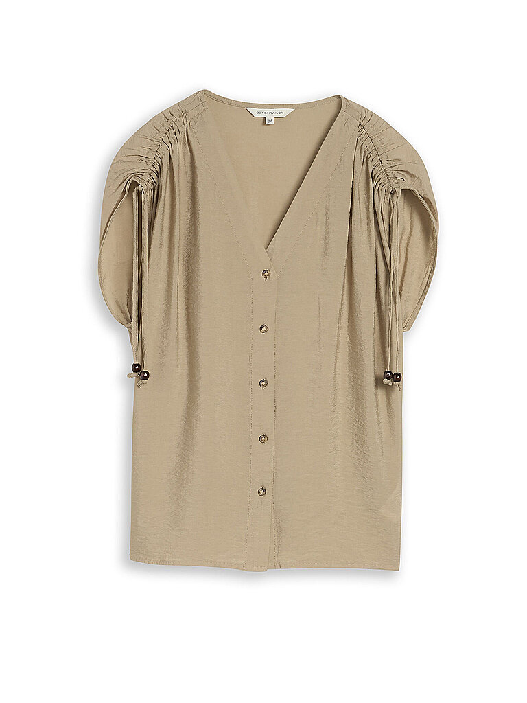 Tom Tailor Blusenshirt oliva 42