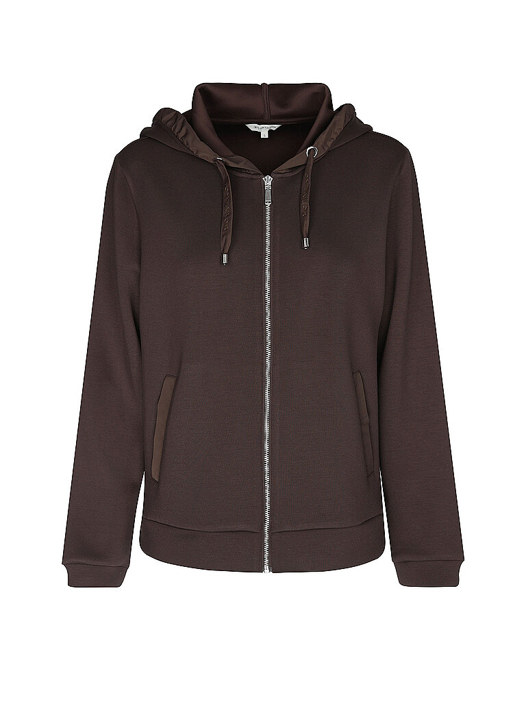 Tom Tailor Sudadera con cremallera marrón