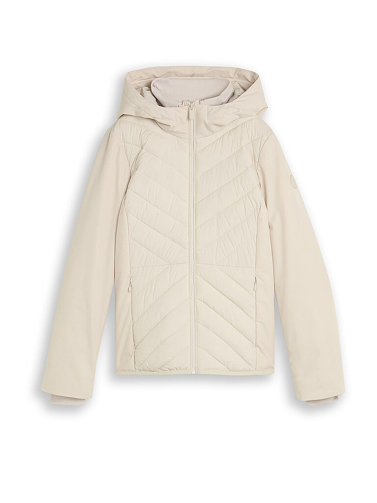 Chaqueta acolchada ligera beige L