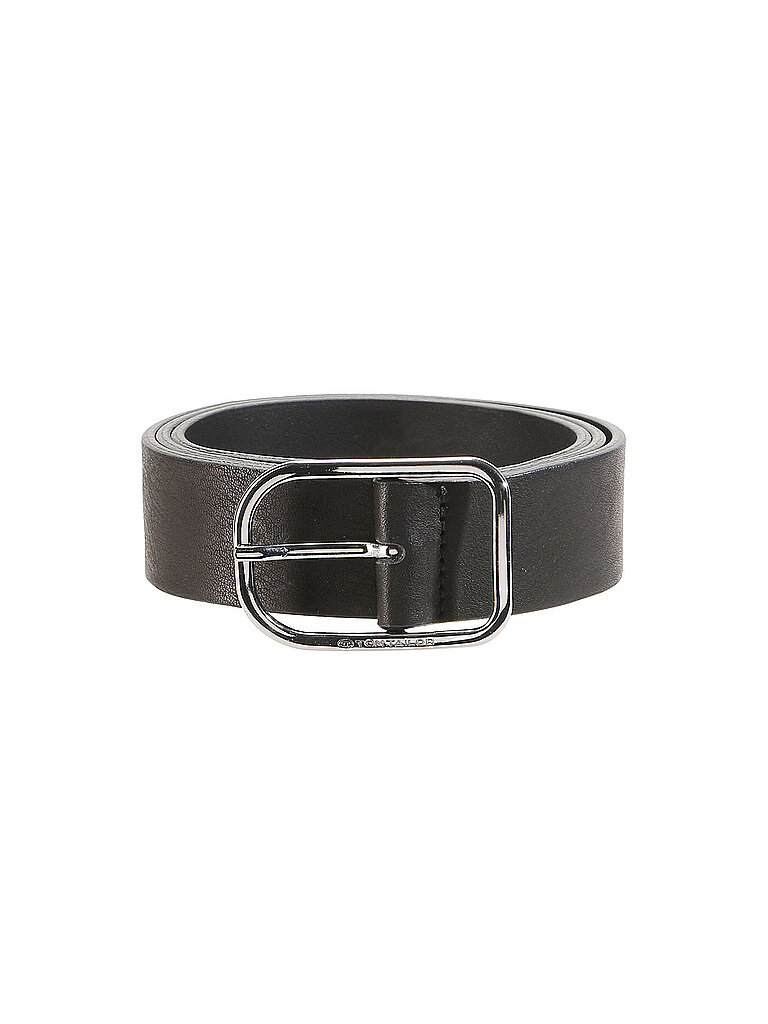 Cinturón de cuero TTHELEN negro 80