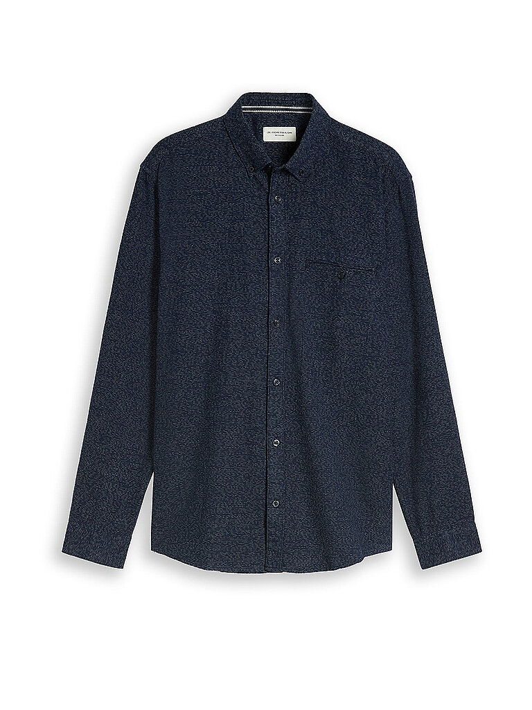 Tom Tailor Camisa Regular Fit azul oscuro