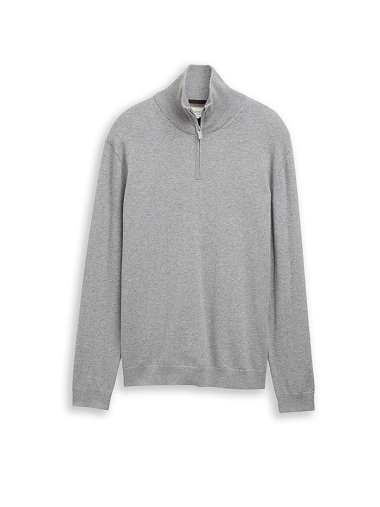 Tom Tailor Troyer Pullover gris claro