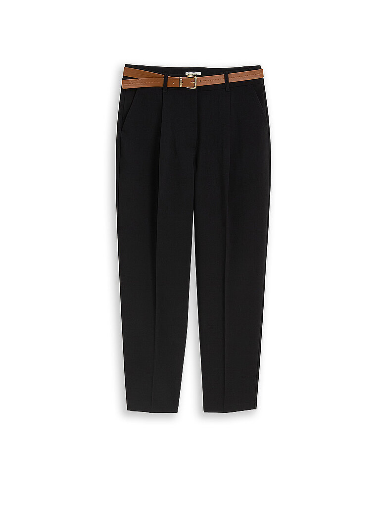 Tom Tailor Pantalón de negocios negro