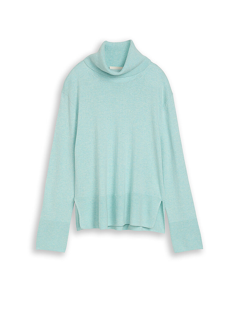 Tom Tailor Jersey de cuello alto menta