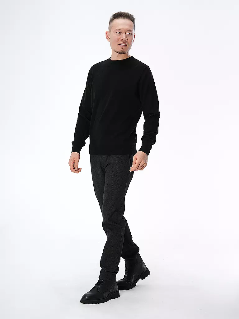 TOM RUSBORG | Kaschmir Pullover | Negro