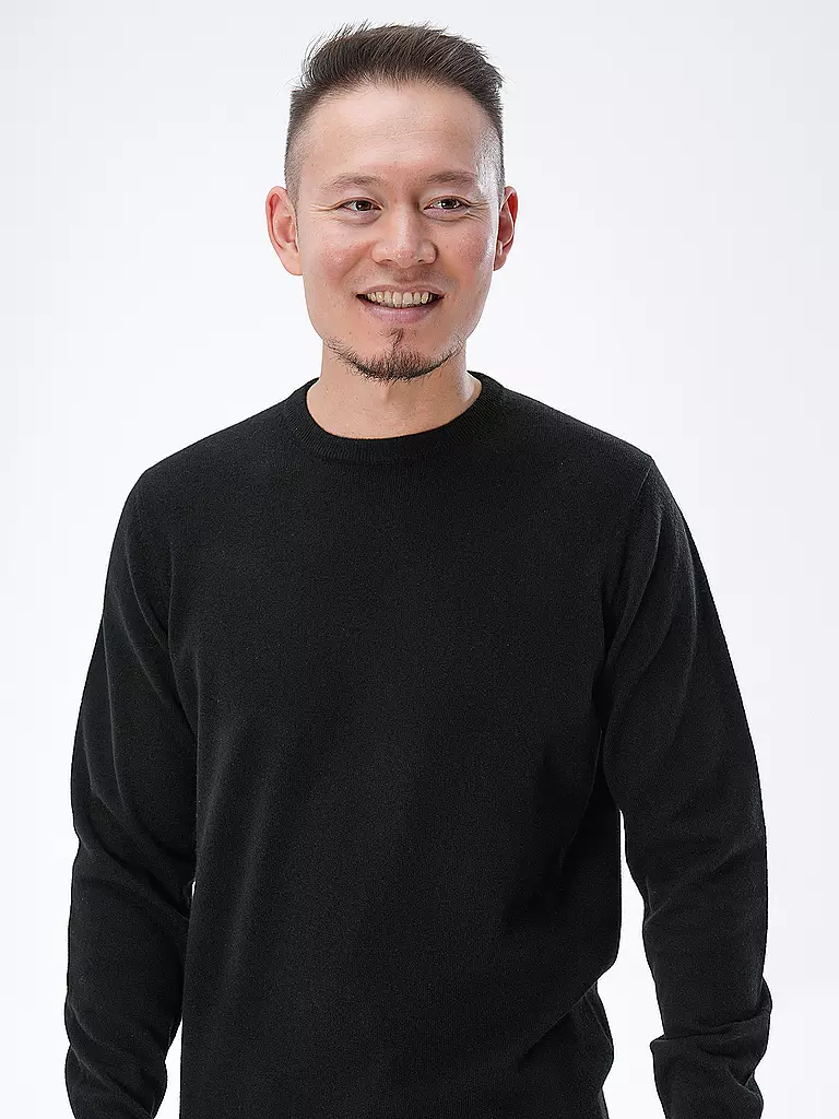 TOM RUSBORG | Kaschmir Pullover | Negro