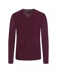 TOM RUSBORG | Kaschmirpullover | Rojo oscuro