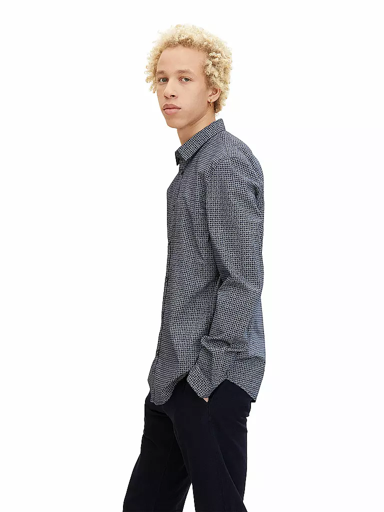 TOM TAILOR DENIM | Hemd Regular Fit | Azul