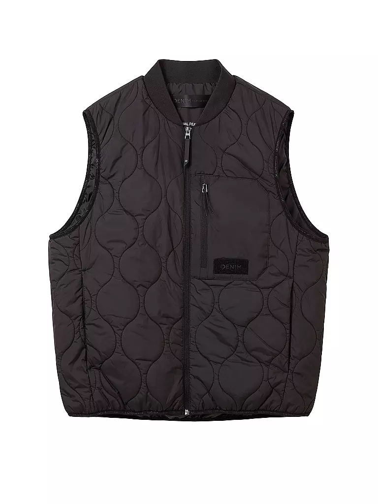TOM TAILOR DENIM | Steppgilet | Negro