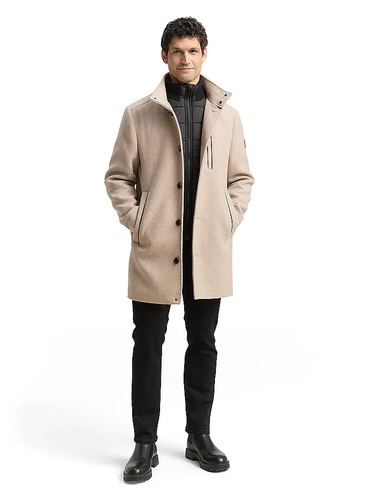 TOM TAILOR | Abrigo 2 en 1 | beige